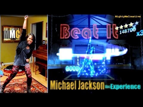 Youtube - Video: Michael Jackson The Experience - Beat It Master Performance - Kinect XBox 360 Split screen Gameplay