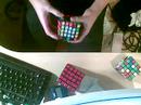 3 5x5 cubes relay