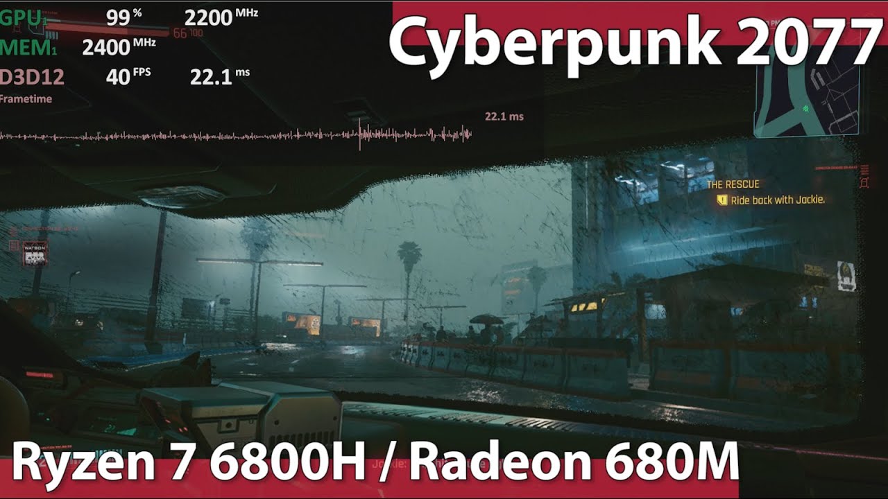 La Radeon 680M intégrée à Rembrandt est une tuerie