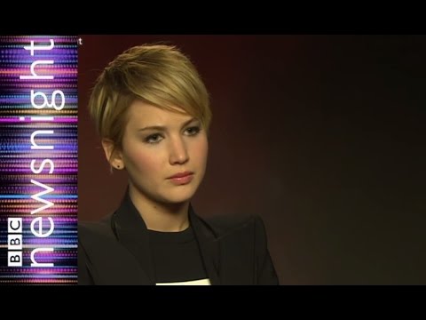 body - Hunger Games star Jennifer Lawrence talks to BBC Newsnight about the character she plays, her take on body image and her influence on young girls to look hea...