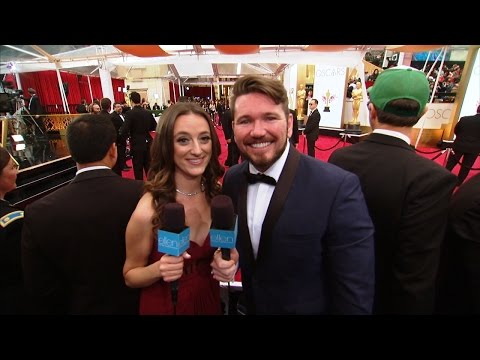 Kevin and Lauren on the Oscar Red Carpet