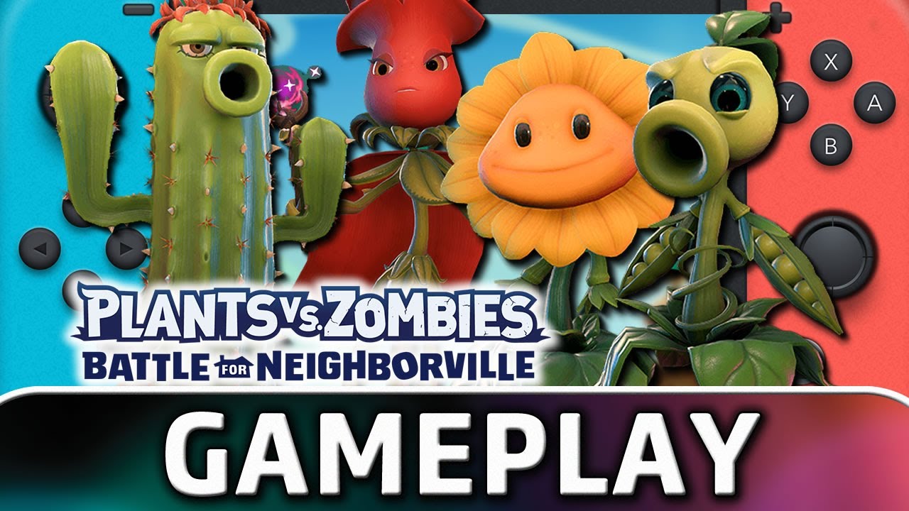 Plants vs. Zombies: Battle for Neighborville | Nintendo Switch Gameplay and Frame Rate