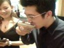 uncle toh drinking chinese medicine tea