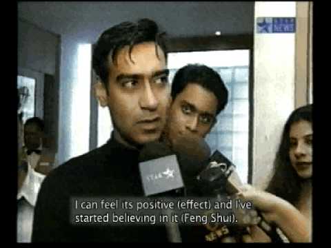 Indian movie star Ajay Devgan launching Feng Shui Master Mohan Deep's book.avi