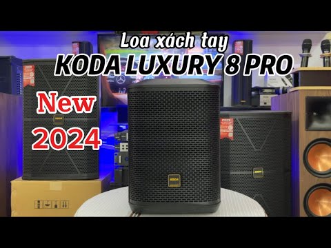 LOA KODA LUXURY 8PRO CHÍNH HÃNG, PEAK 800W, PIN 6 TIẾNG, TWS, BLUETOOTH VÀ DSP