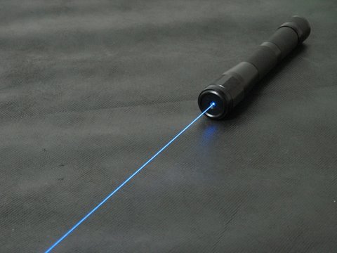 Blue Laser Pointer Demonstration