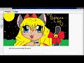 My 1st anime drawing on MS Paint.