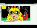 My 1st anime drawing on MS Paint.