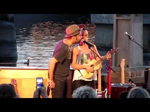 Ingrid Michaelson - Married couple Greg Laswell and Ingrid Michaelson live at the Simon Estes Amphitheater in Des Moines Iowa, July 12th, 2012.
