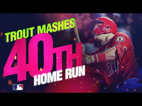 Video: Mike Trout mashes 40th HR in 2019