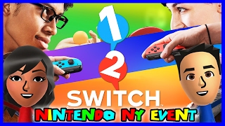 The NintendoPowerCouple: Nintendo Invited Us To Play "1-2 Switch" At A Private Nintendo NY