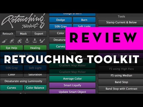 RETOUCHING TOOLKIT BEST Photoshop EXTENSION for retouching