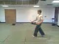 axe kick handspring