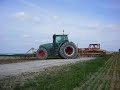 Fendt 716 et MF 8220 aux semis de betteraves