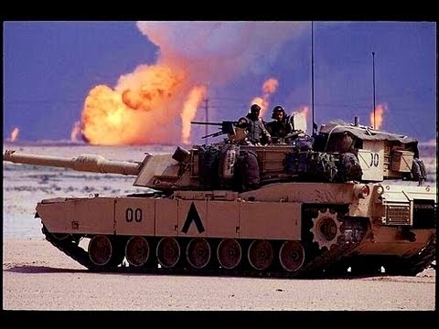 Tank footage- M1 Abrams Battle, Gulf War 1991
