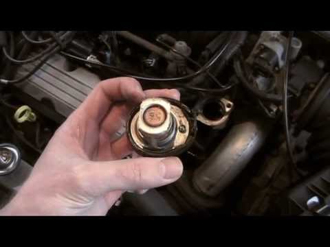 Engine Coolant Thermostat replacement 3800 V6 engine – Pontiac Bonneville P0128 OBD II Code repair