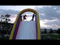 Failed double backflip