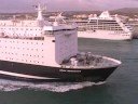 SNAV Sardegna arriving in Civitavecchia, Italy 2008 SNAV Sardegna arriving in Civitavecchia, Italy 2008