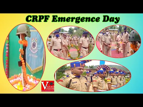 CRPF Emergence Day Officers Tributes were Paid to Martyrs in Visakhapatnam,Vizagvision