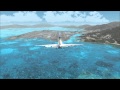 Lufthansa 747-400 landing at Hong Kong Traffic on the Runway
