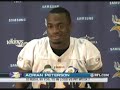 Adrian Peterson's thoughts on big hit