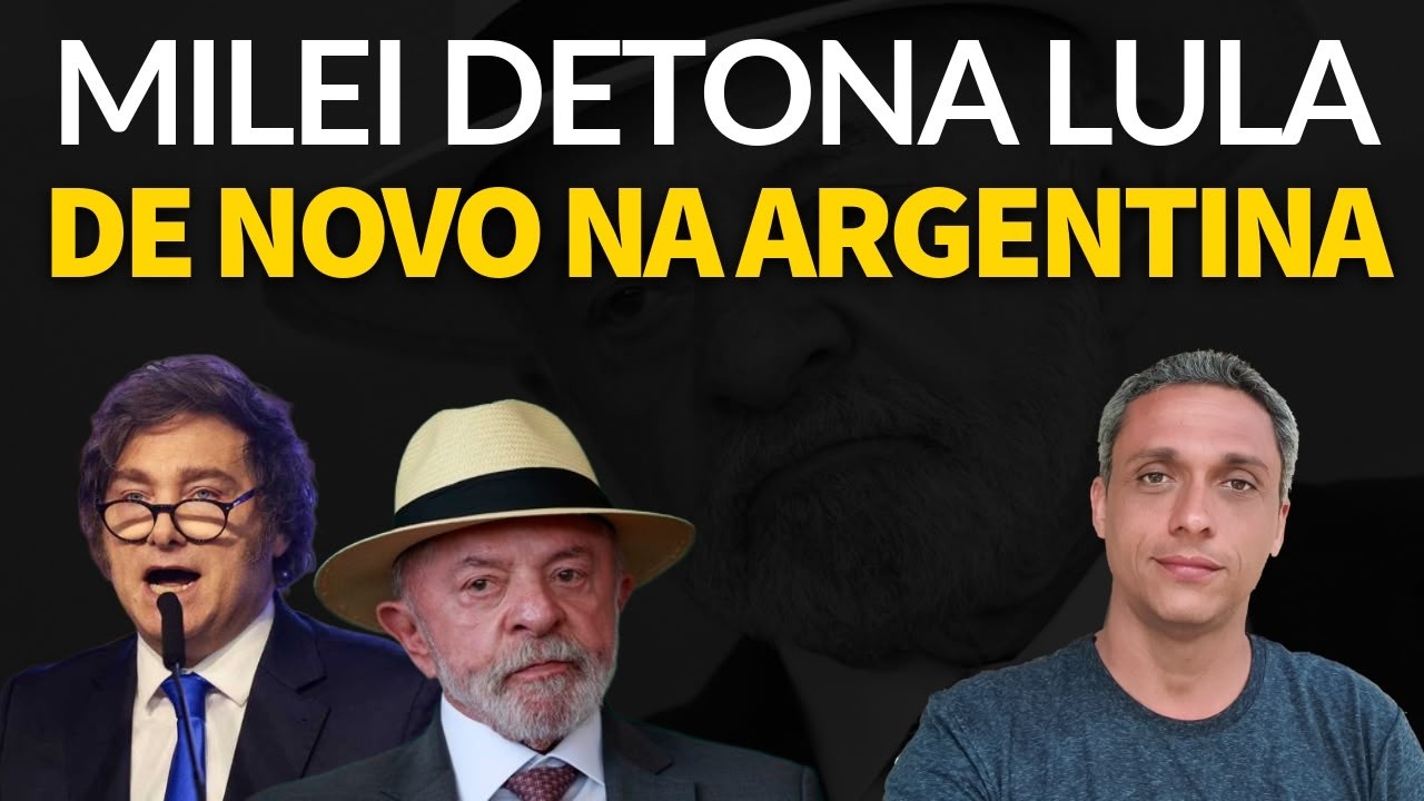 Milei contra Ataca! Detona LULA de novo e fala verdades sobre o LADRÃO