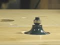 Wooden router lift, with gears