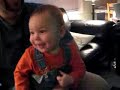 Baby laughs at Wii
