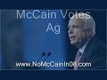 Demonstrator interrupts John McCain votes against vets - you cant win an occupation