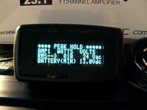 how to measure rms watts