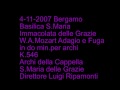 Luigi Ripamonti conducts W.A.Mozart Adagio e fuga in do min.K546 per orchestra d'archi