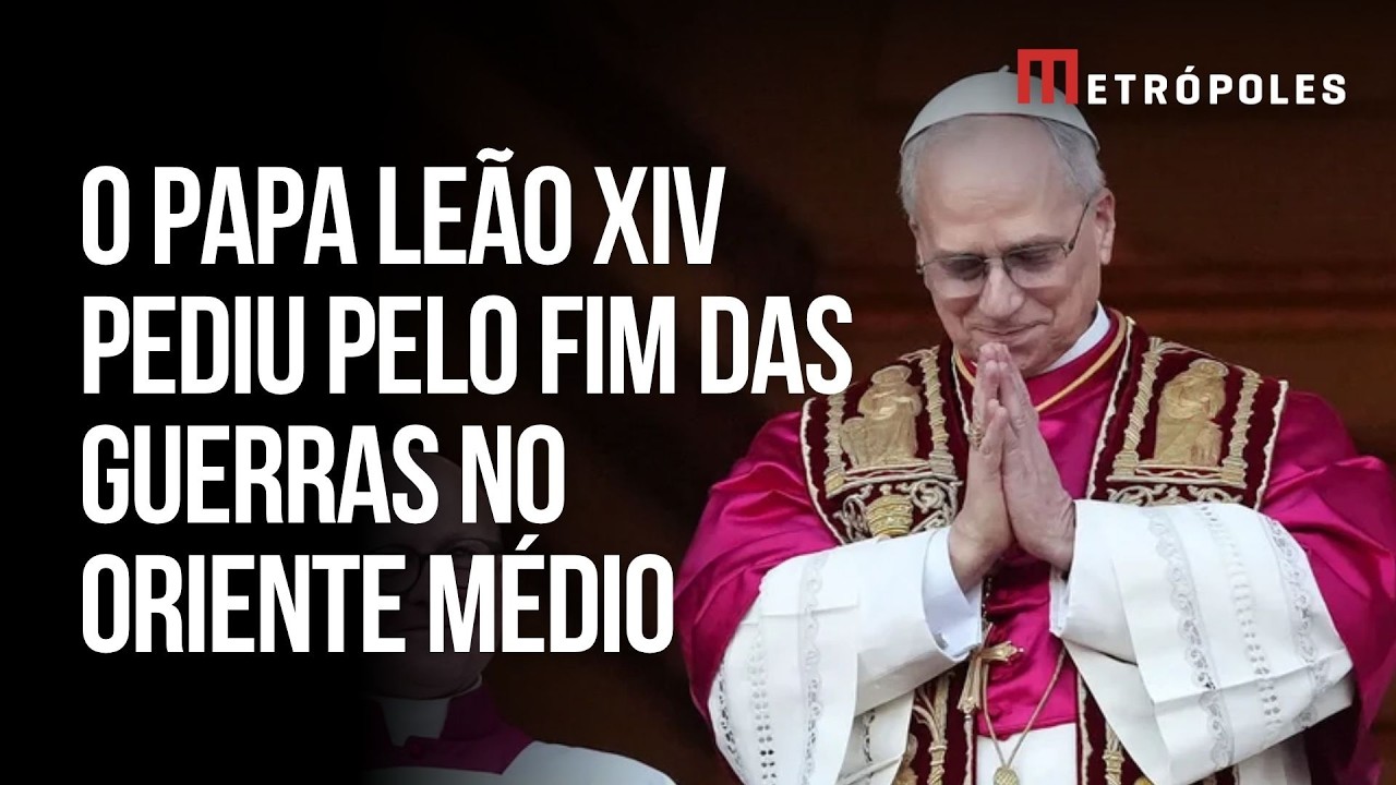 Em português, o Papa Leão XIV pediu pelo fim das hostilidades no Oriente Médio.