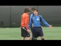 Coppa Roma. Seconda Fase. Girone I. Penultima giornata del girone di andata. Spes Artiglio (in maglia nerazzurra) opposto al Futbolclub (in maglia arancionera) vince contro il pronostico. Il Futbolclub paga a caro prezzo l'assenza del suo capitano Dario Catania (influenzato la sera prima della partita) e quelle di Bulla e Cappello (infortunato). Futbolclub forse troppo presuntuoso punito da una Spes Artiglio tutto cuore e tenacia. I ragazzi di De Angelis, che deve fare ancora a meno del centravanti Ermanno Forastiere (infortunio al braccio), si battono come 11 leoni.La squadra di Cardone nonostante la netta supremazia territoriale non concretizza le palle gol costruite uscendo sconfitta su autogol. Nelle immagini la fase finale del secondo tempo (ultimi 10') dell'incontro, disputato il 6 aprile 2008 sul campo della Spes Artiglio. Formazioni.SPES ARTIGLIO:1.Leonori,2.Morelli,3.Fiorillo, 4.Padoa,5.Moriggi,6.Chiarenza,7.Cornetta,8.Navezi,9.Cipria ni,10.Guglielmi,11.Fischione.All.:De Angelis.A disp.:Palombi,Donnarumma,Carioti,Rossini ,Catarinelli e Zaffardi. FUTBOLCLUB:12.Mazzanti,2.Vladovich,3.Not arnicola,4.Alfano,5.Fruscella,6.Rebecchini,7.Beretta,8.Giorgio Rosati, 9.Giulio Rosati,10.Vivenzio,11.Soldano.All.Cardon e. A disposizione:Magistrelli,Ceccarelli,Dent ice,Galletti.Formilli F.,Formilli G.DVD DELLA PARTITA INCLUSI HIGHLIGHTS AL RALENTY DISPONIBILE SU RICHIESTA.