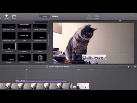 how to use the new imovie