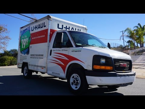 how to draw a uhaul truck