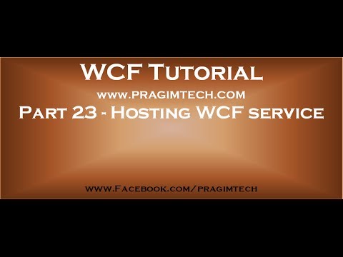 how to consume a self hosted wcf service