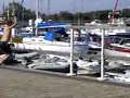 crazy kids dive into lymington quay