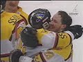 Sista sekunderna av finalmatchen Frölunda - Luleå -96.
Luleå vann finalen med 3-2 och vann SM-guld, än idag sitt enda.