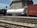 CSX C40-8 #7489 Ex. Conrail Leads Manifest North, Joliet IL.
