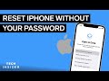How To Reset Iphone Without Passcode And Computer