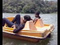 Viswa on water.