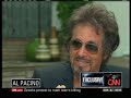a rare one-on-one interview with academy award winner al pacino direct from al's backyard in beverly hills, complete with lit fireplace lol. al pacino, for t...