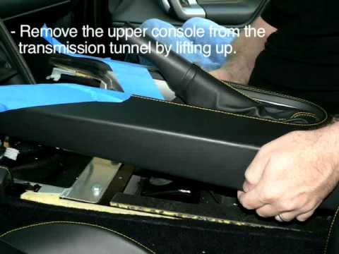 Lamborghini Gallardo Handbrake Surround Installation by MAcarbon