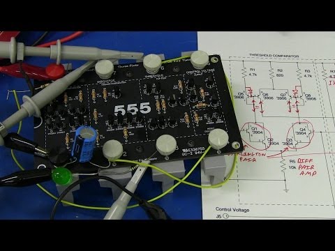 555 - Dave celebrates the classic 555 timer IC by building the Evil Mad Scientist