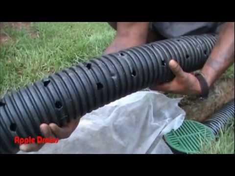 how to do a french drain yourself