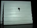 Woman going up the stairs
