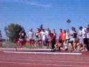 Girls steeplechase lap 1 Girls steeplechase lap 1