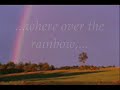 Somewhere over the rainbow