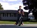 Kurt ollies a bike