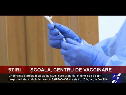 Centre de vaccinare, în școli